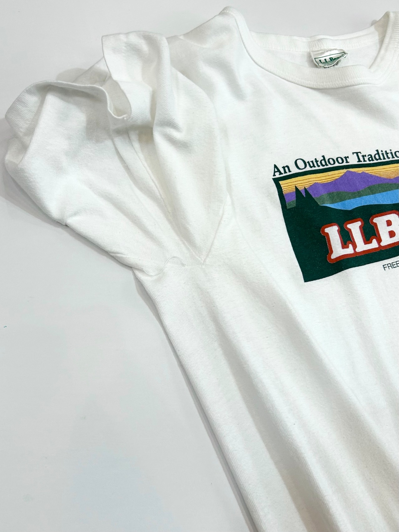 80s L.L.Bean×Champion W-NAME Tee MADE IN USA  Size XL