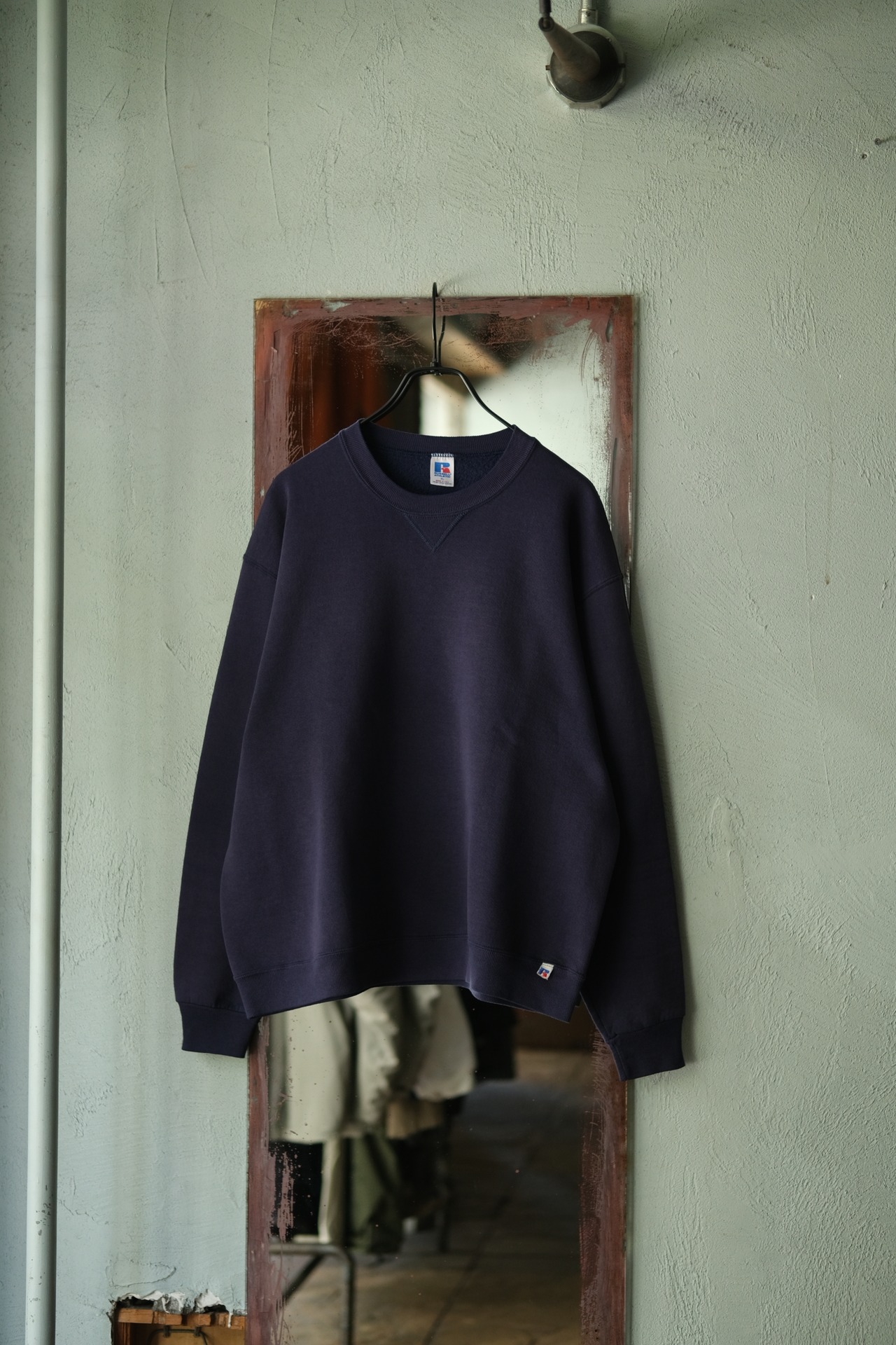 Utah／90's "RUSSELL ATHLETIC"sweat／navy