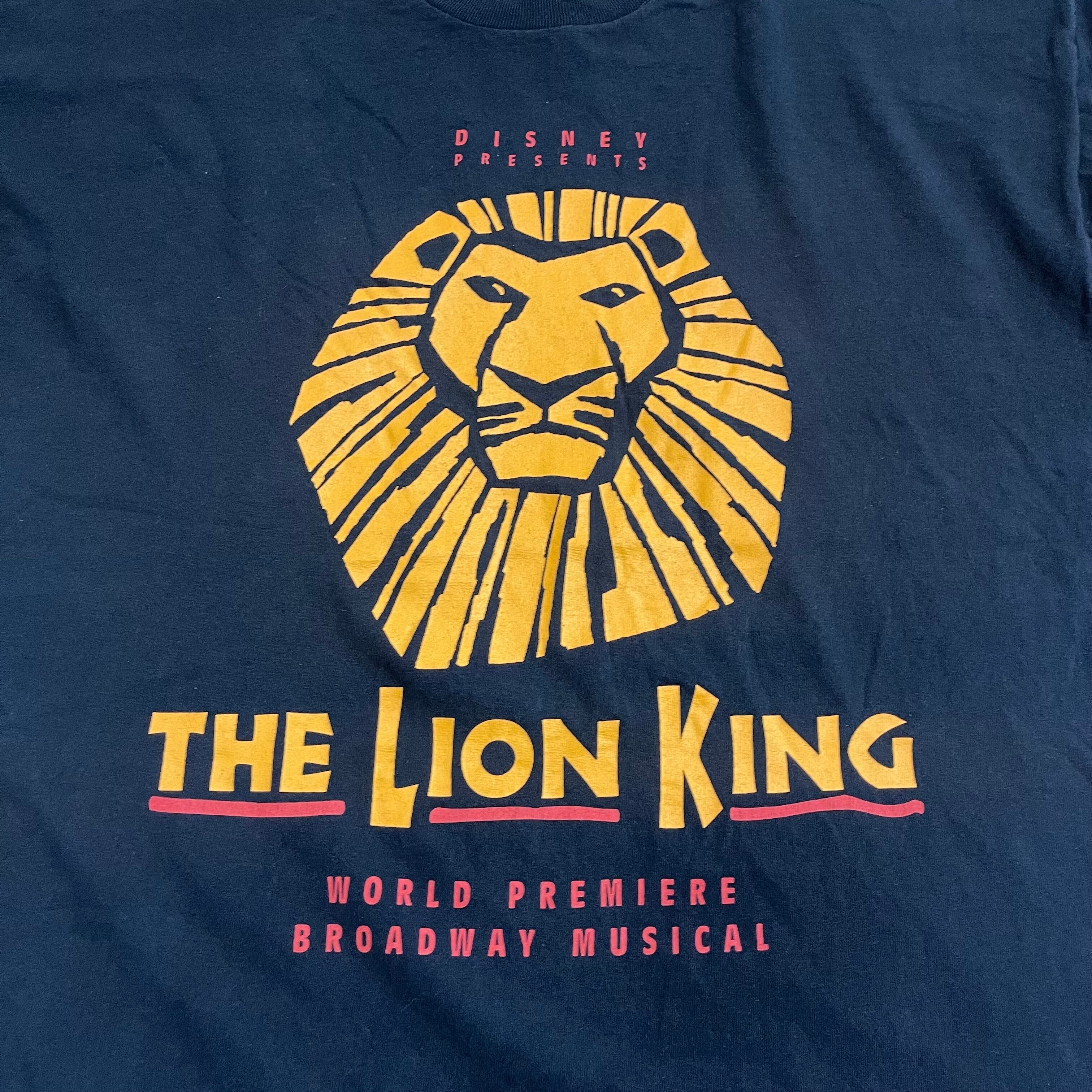 90年代 USA製 size:XL【 THE LION KING 】ライオンキング ディズニー ディズニーTシャツ キャラクターTシャツ  プリントTシャツ ブラック 黒 古着 古着屋 高円寺 ビンテージ n3828