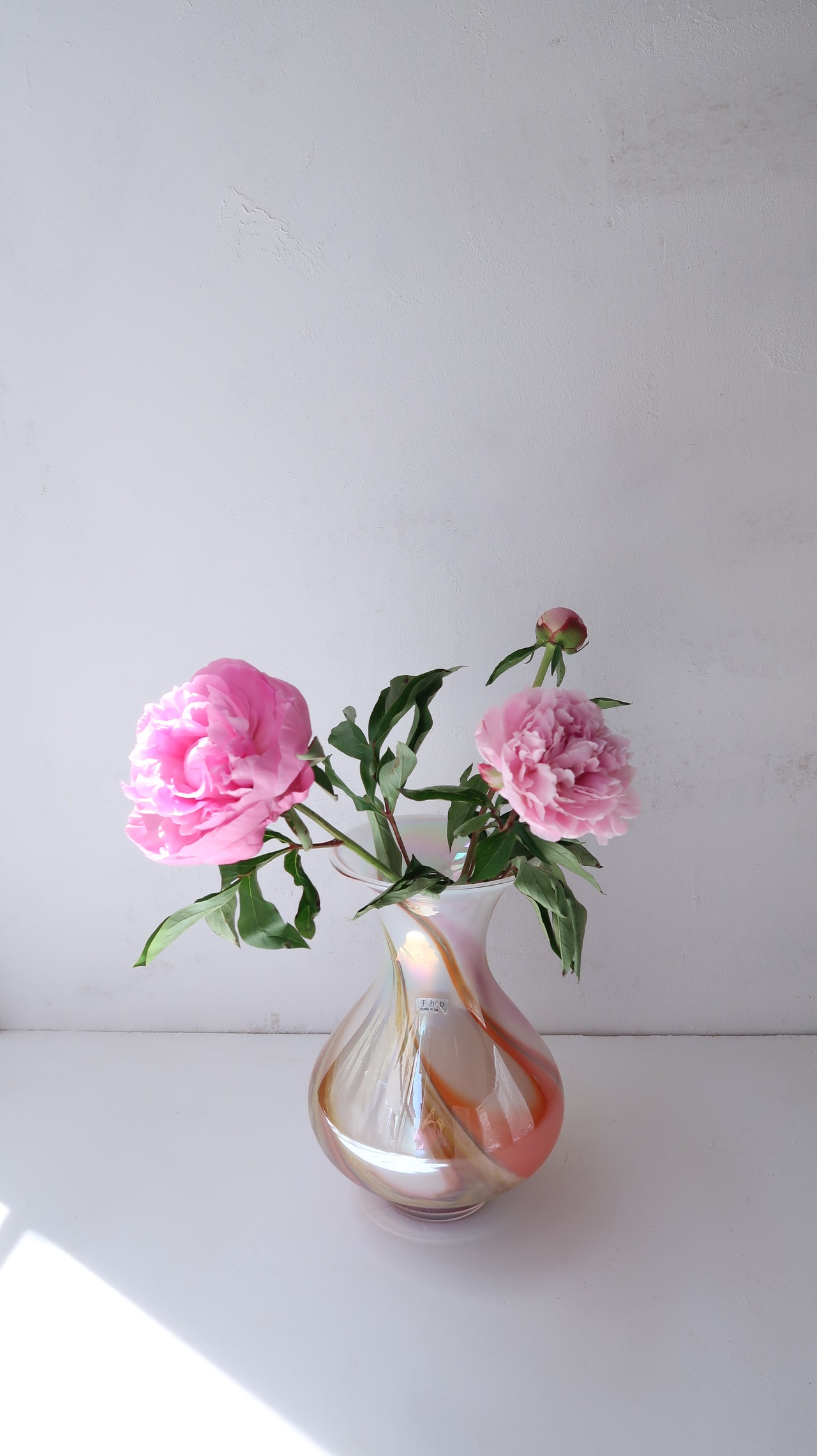 オーロラマーブルの大花瓶