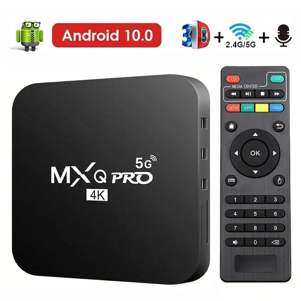 MXQ-PRO 4K HDスマートTVボックス: Android 10搭載 S22d7729691356 | e