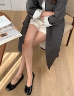 【26ss】Center-slit Flat shoes_5colors