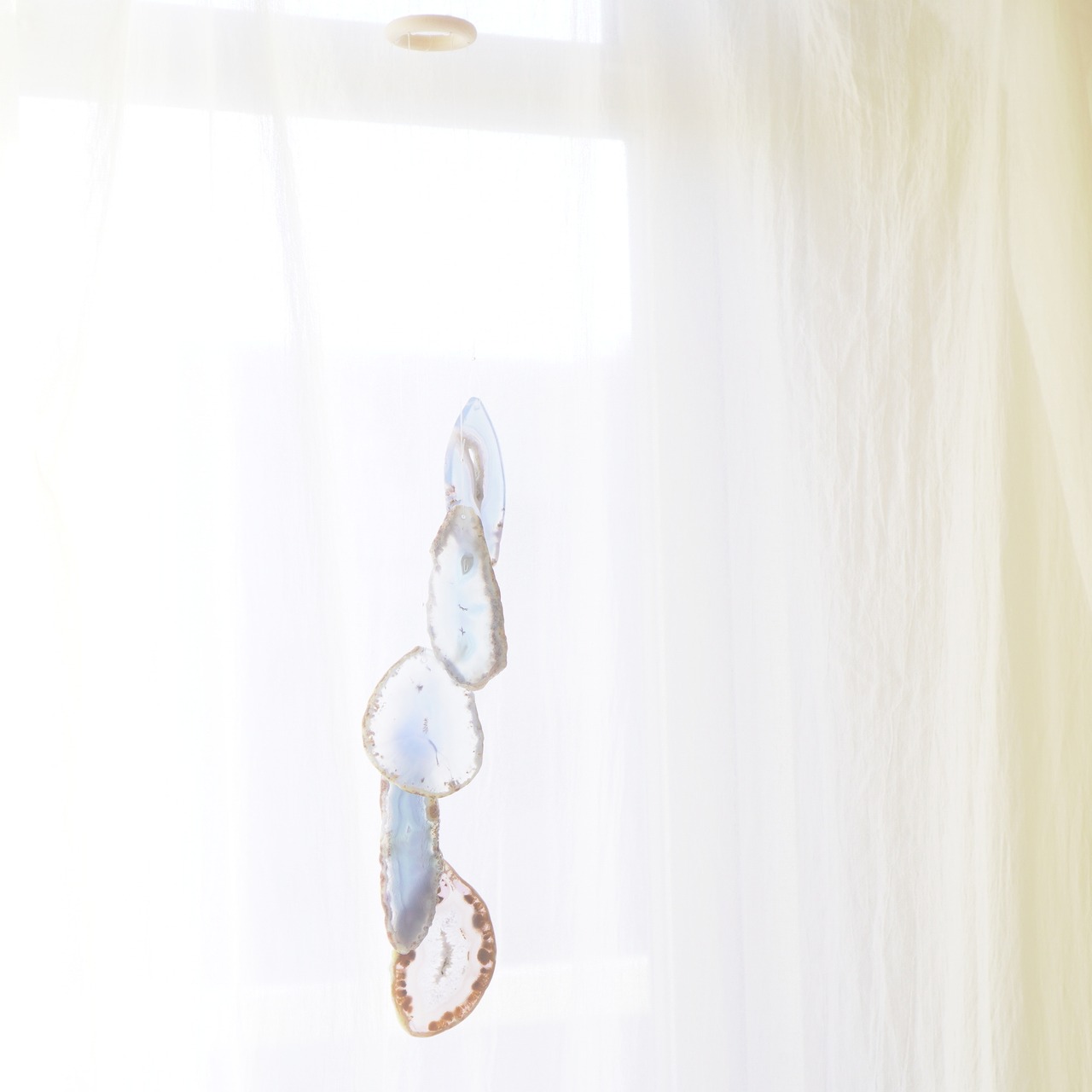 Sea Creatures 03 - アゲートヒーリングチャイム / Agate Sun Catcher Wind Chime 483