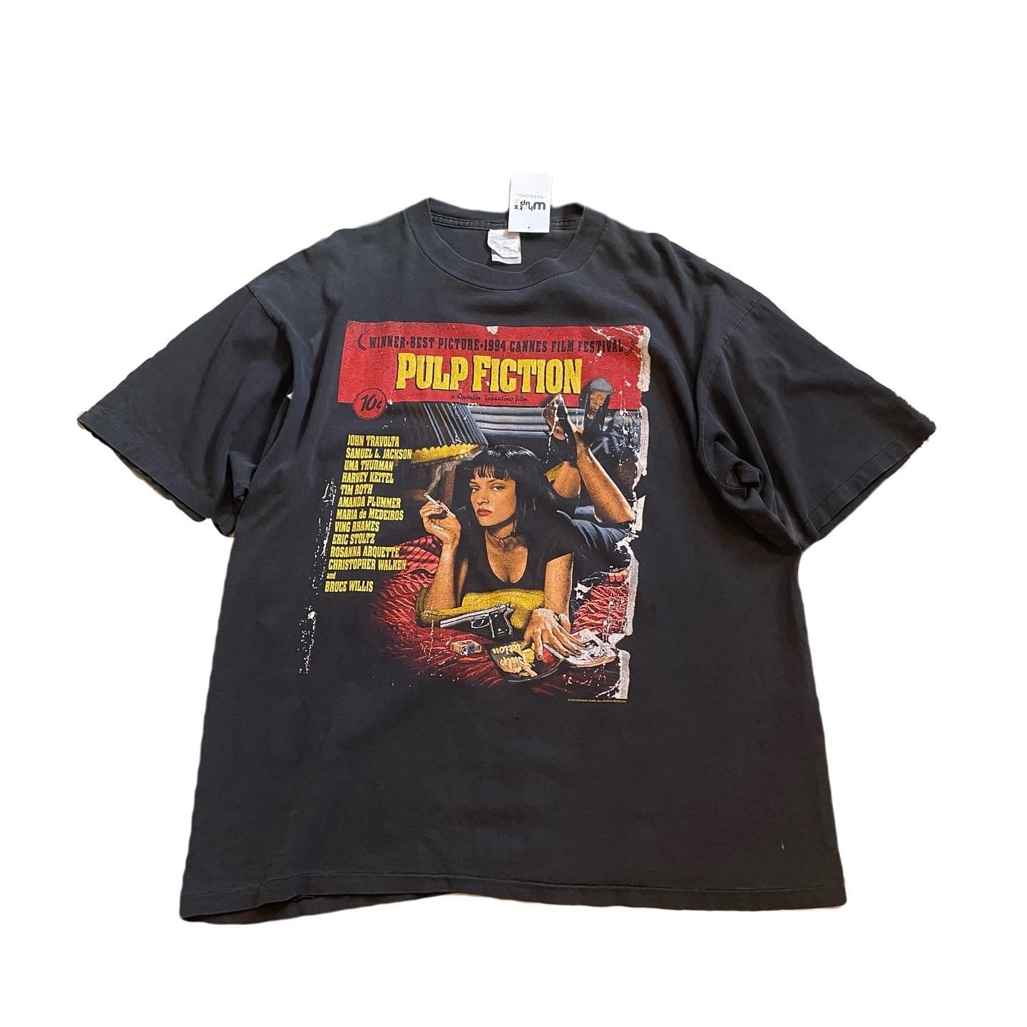 90s PULP FICTION T-shirt | What’z up powered by BASE