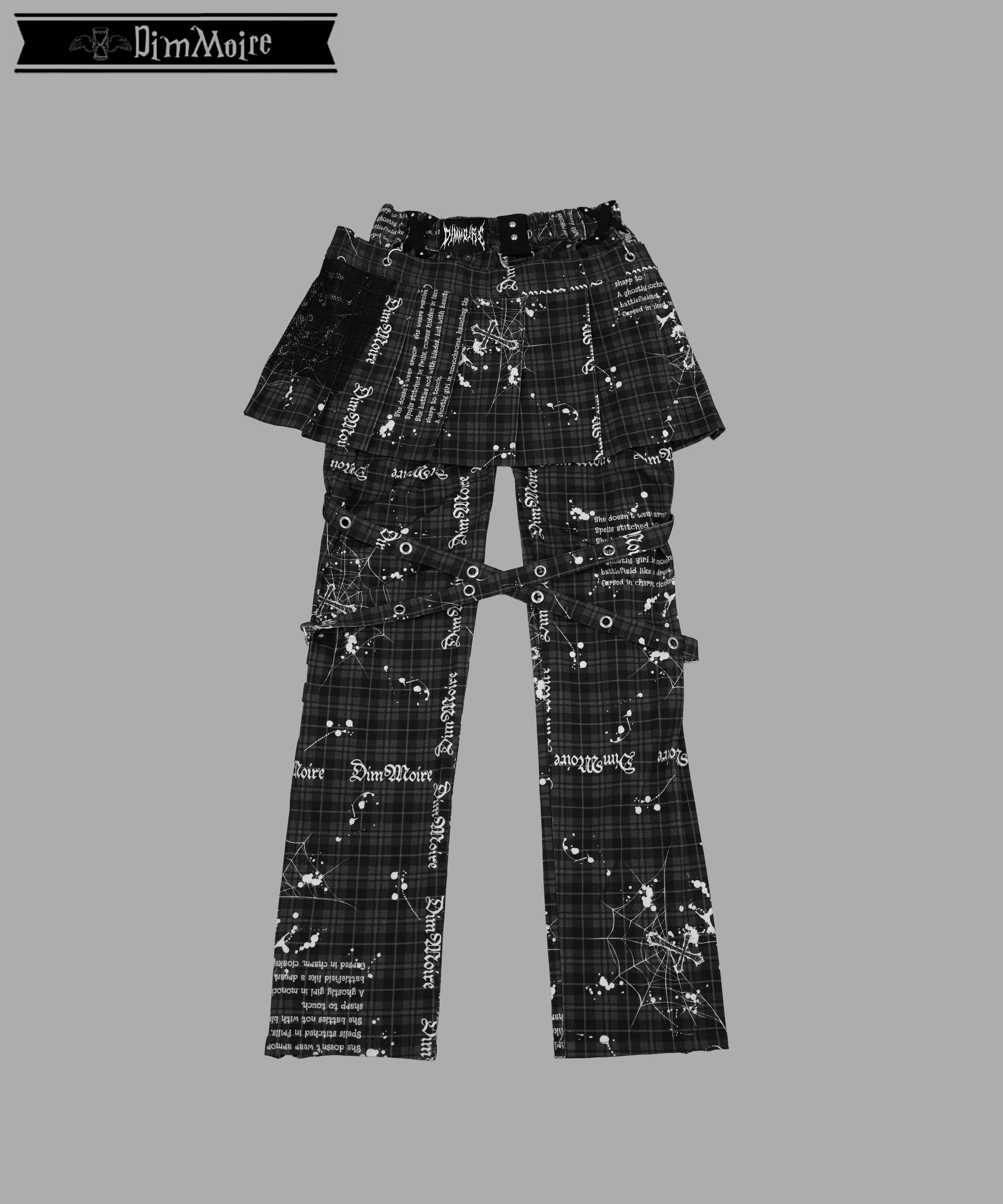 RE:CHAIN ボンテージパンツ【Blackチェック】 | DimMoire