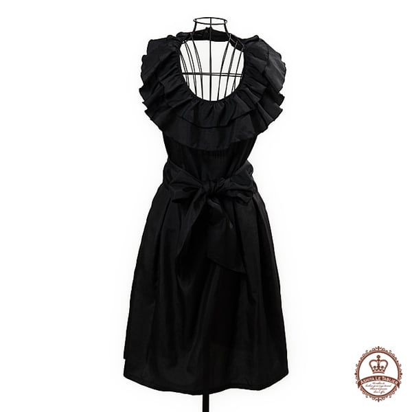 姫エプロン ダブルラウンドカラー芦屋ル・タブリエ | LE TABLIER