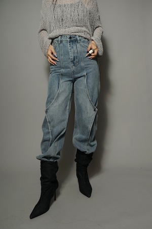 SNAP DENIM PANTS   (DEINM) 2404-23-209