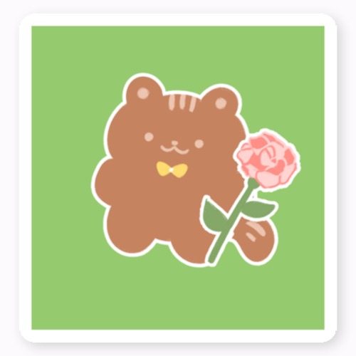 リス　ステッカー