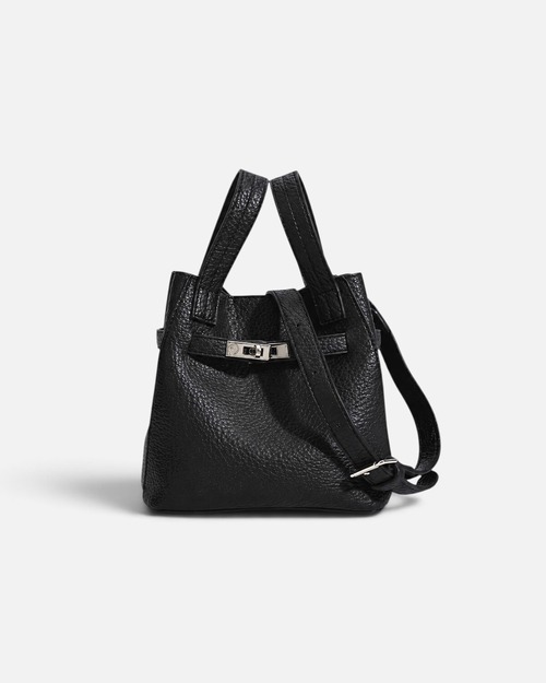 SOFT BUCKET HANDBAG / BLACK