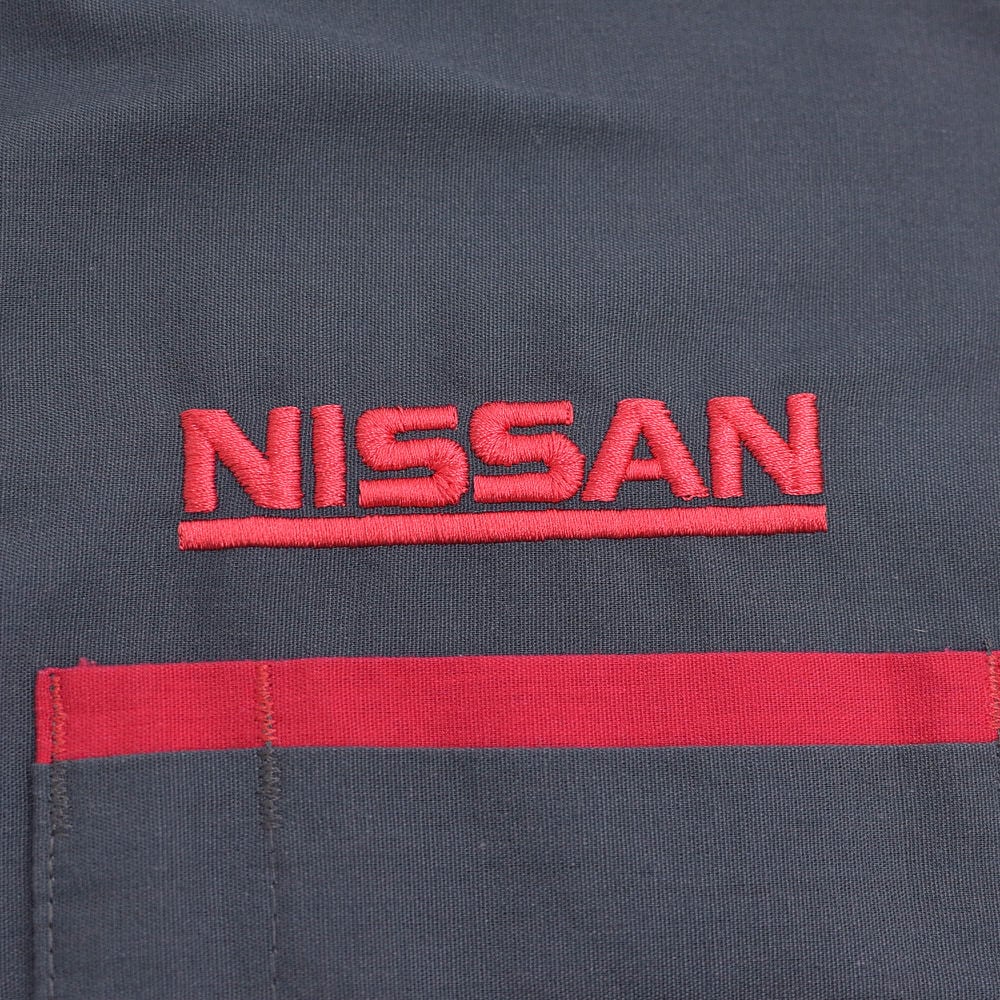 00s RED KAP レッドキャップ NISSAN ワークシャツ ワッペン 刺繍入り