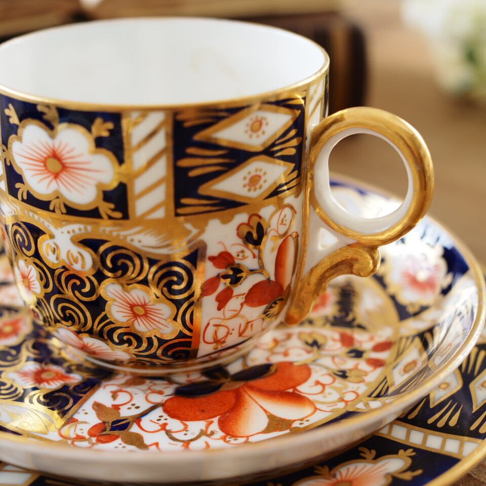 ロイヤルクラウンダービー　トラディショナルイマリ　古伊万里　5人用　ティーセット ロイヤルクラウンダービートラディショナルイマリ古伊万里5人用ティー