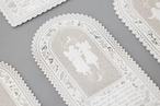 しろこまタオ "w-p-03-08 ‘23 09 25"  SHIROKOMA Tao/woodcut papercutting embossing（オリジナルフレーム入り） thumbnail 2