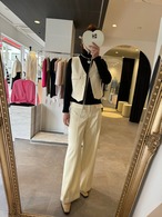 BORDERS at BALCONY 3色展開　FLAP PANTS フラップパンツ