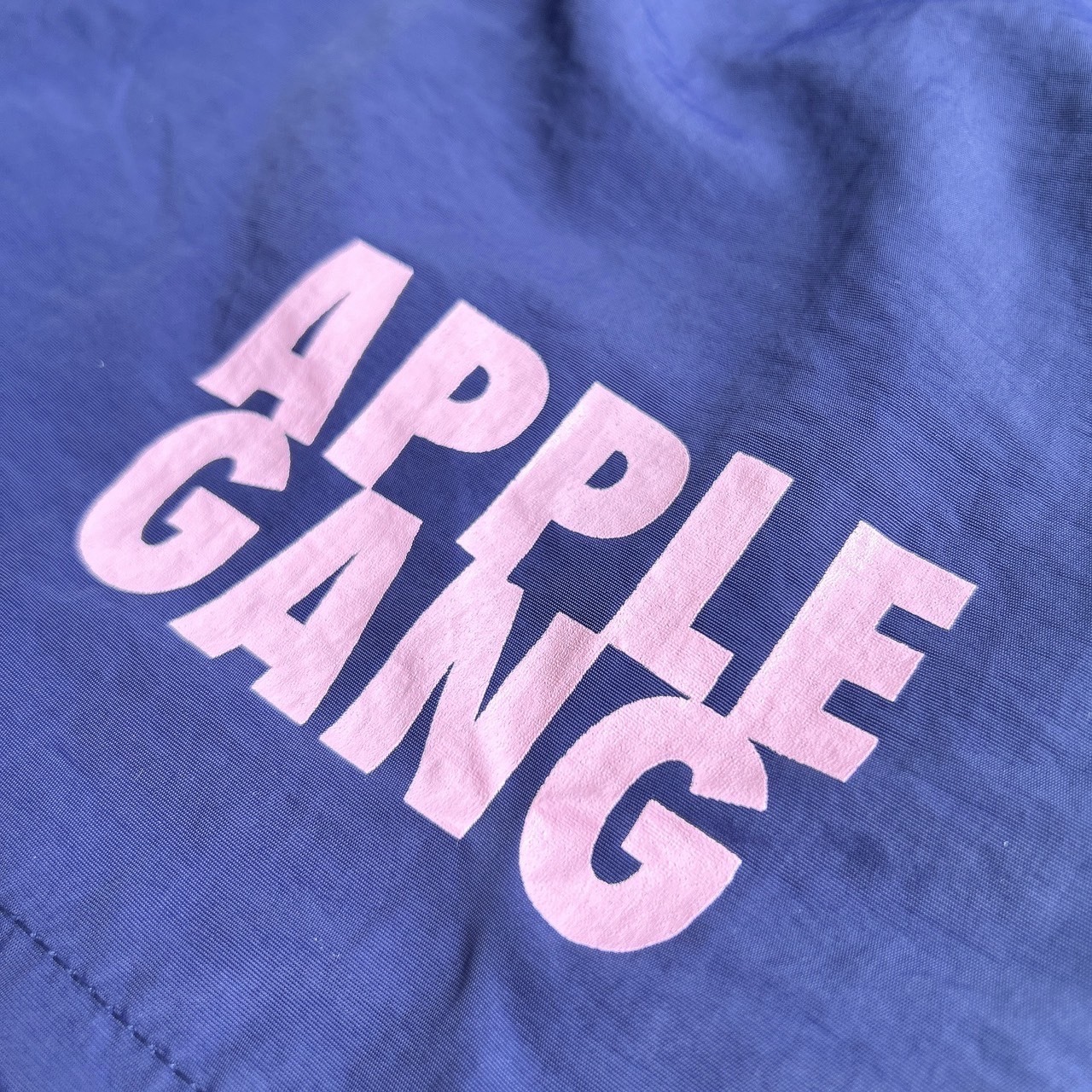 APPLEGANG カラフルナイロンショーツ vol.2  ネイビー×パステルピンク