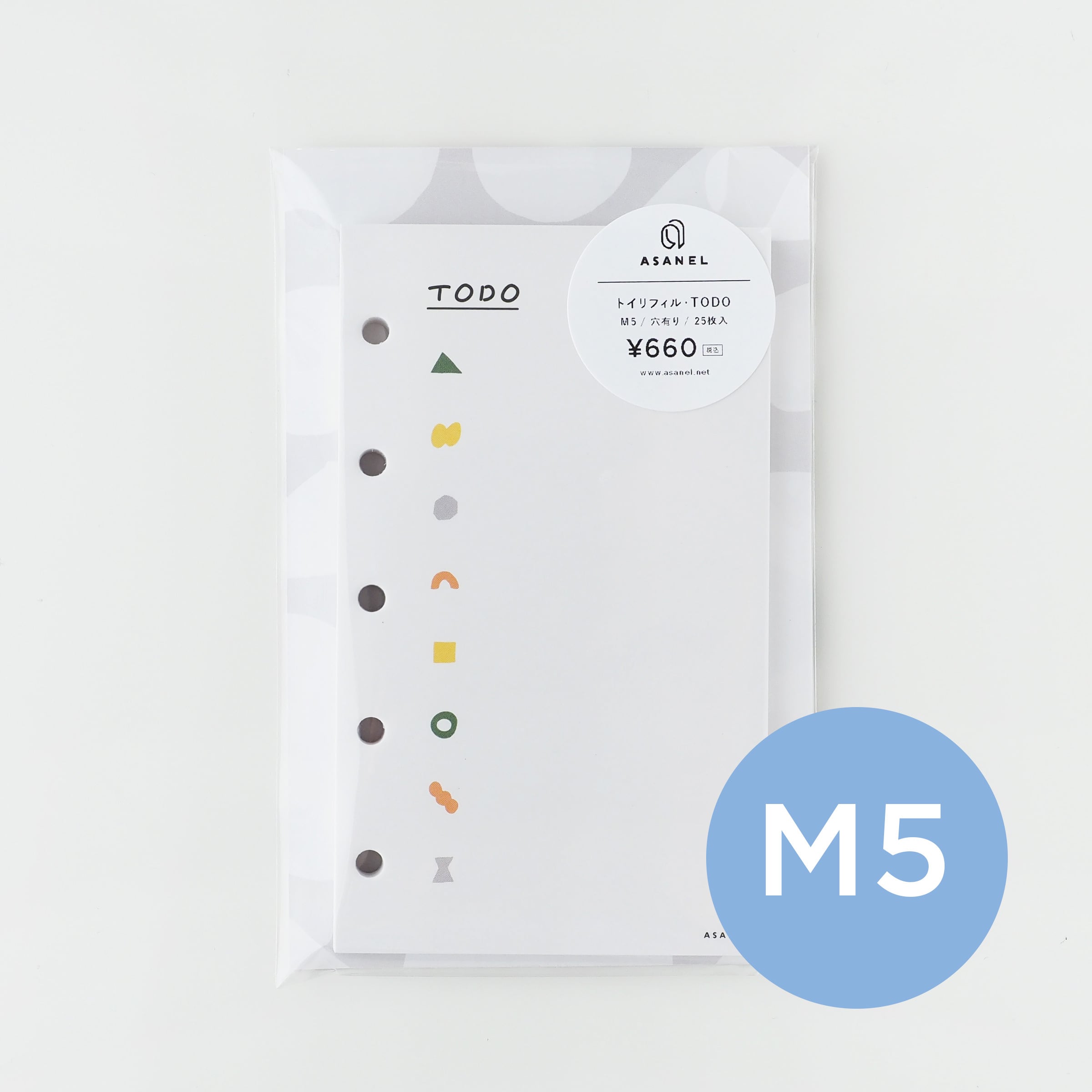 M5 ] TODO・グリーン【穴有】・トイリフィル | ASANEL