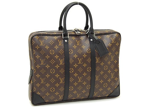 ルイヴィトン M40225 ビジネスバッグ ブラウン  LOUIS VUITTON ポルトドキュマンヴォワヤージュ モノグラム