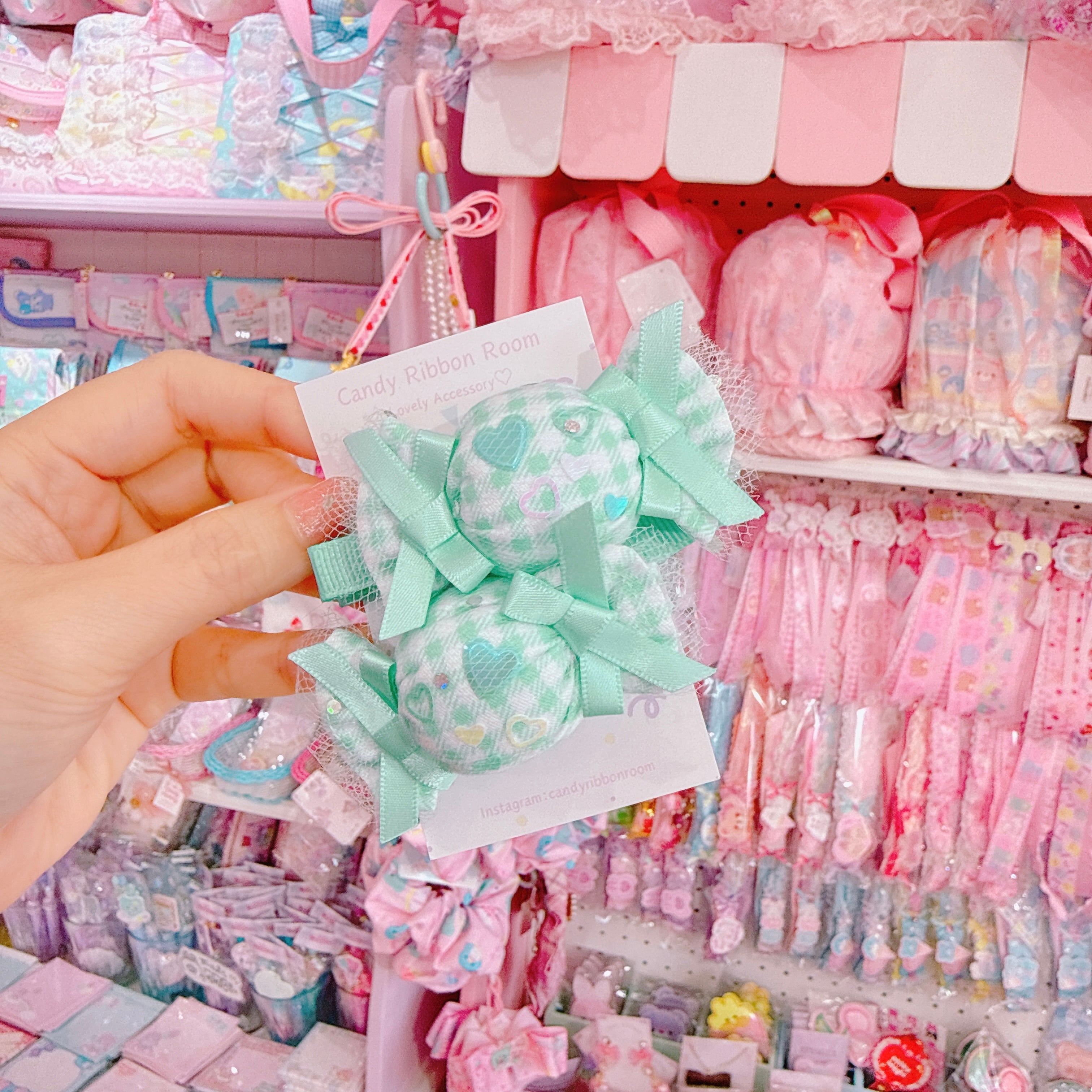 【F4】107-4ツインヘアクリップ