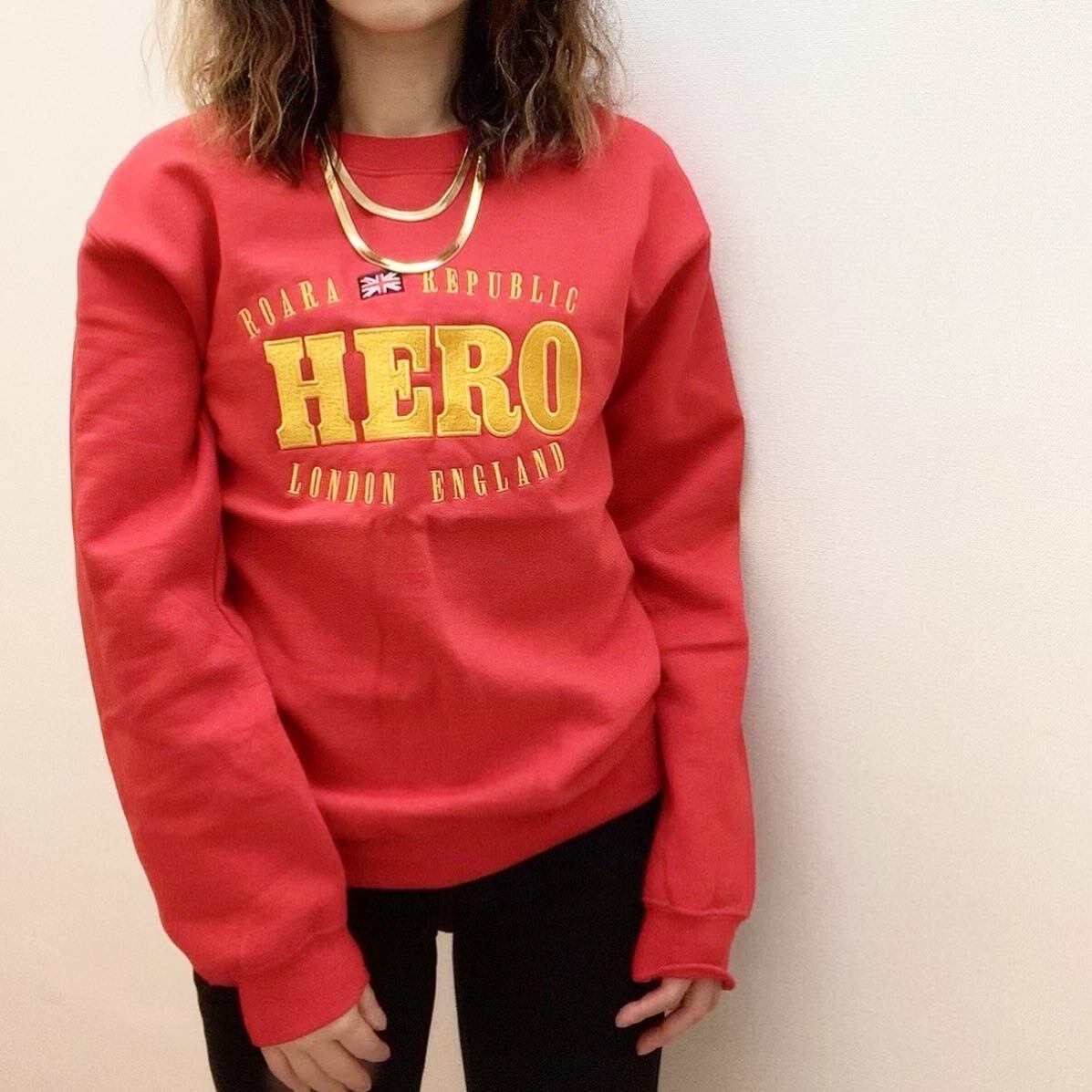 ★40%off★ROARA REPUBLIC★HERO CREWNECK ☆40%off☆ROARA REPUBLIC LONDON “HERO CREWNECK SWEAT” セール 海外