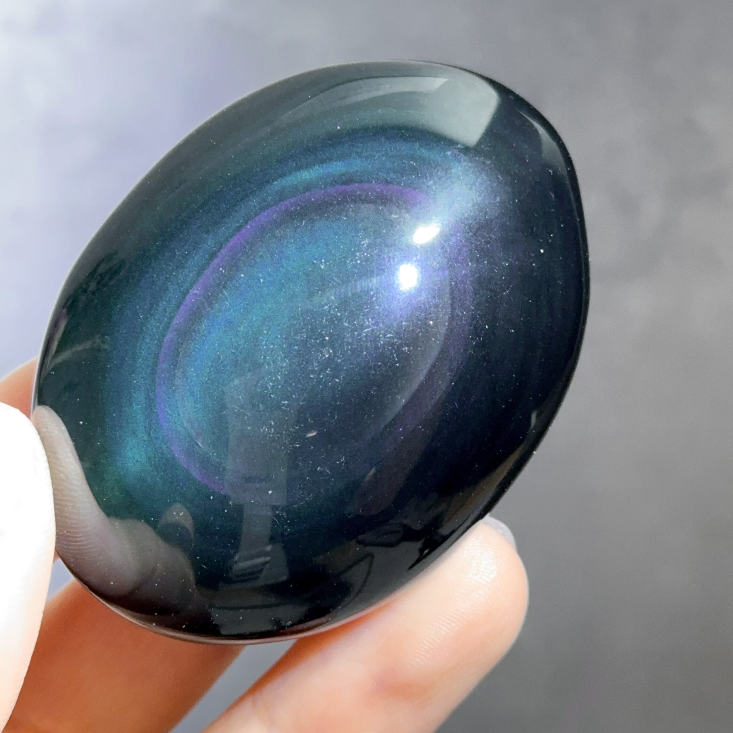 レインボーオブシディアン パーム41◇ Rainbow obsidian ◇天然石