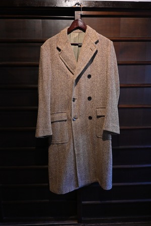 1940's vintage french double breasted coat  232