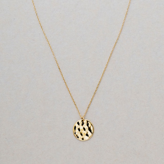 TEXTURE COIN NECKLACE (M)