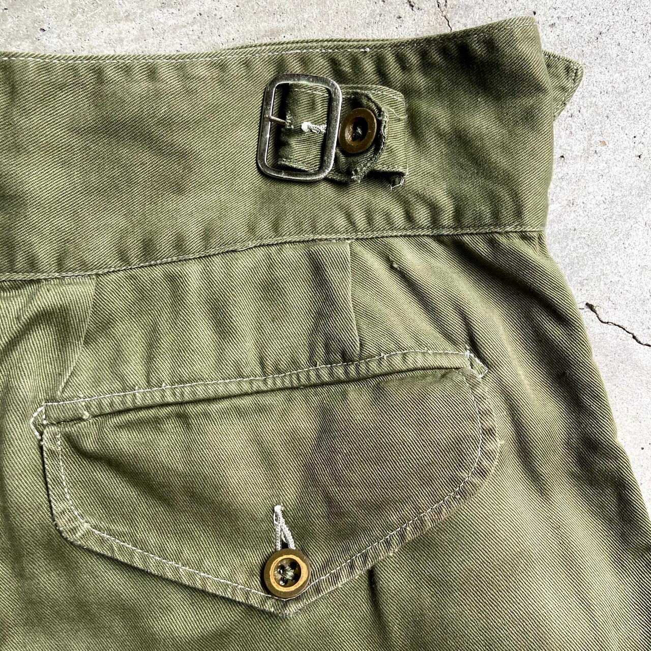 50年代 イギリス軍 コットンドリル グルカショーツ メンズW31 古着 50s 