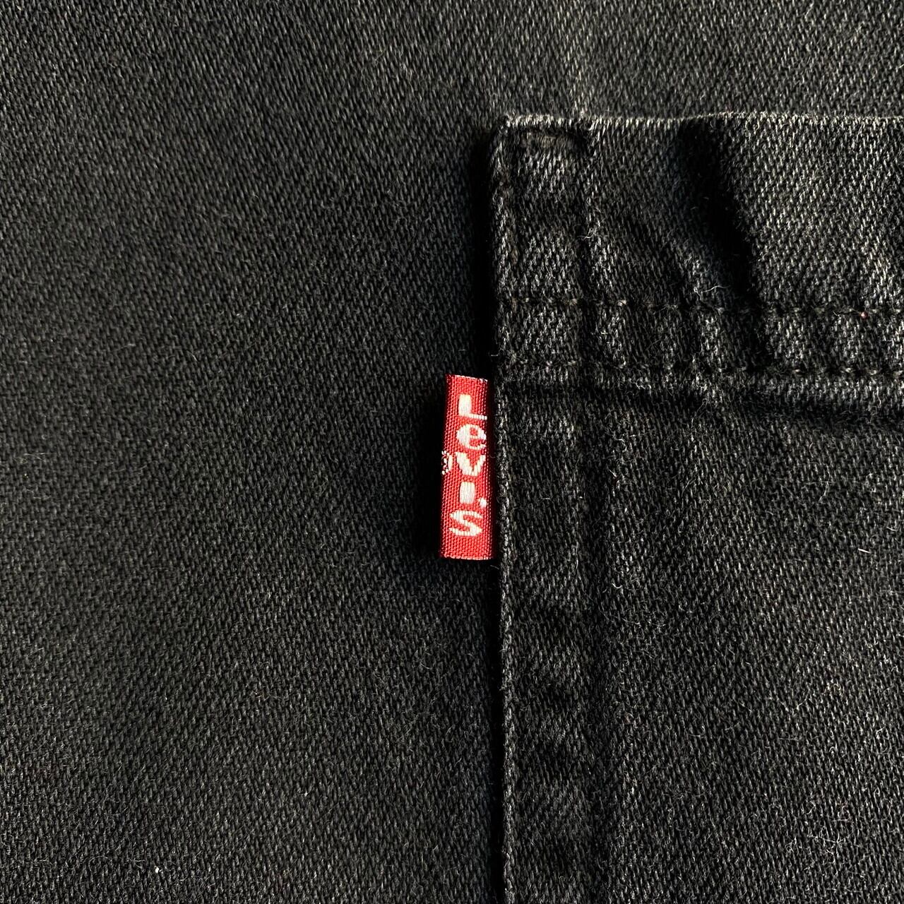 ビッグサイズ Levi's リーバイス RED TAB 長袖 ブラックデニムシャツ