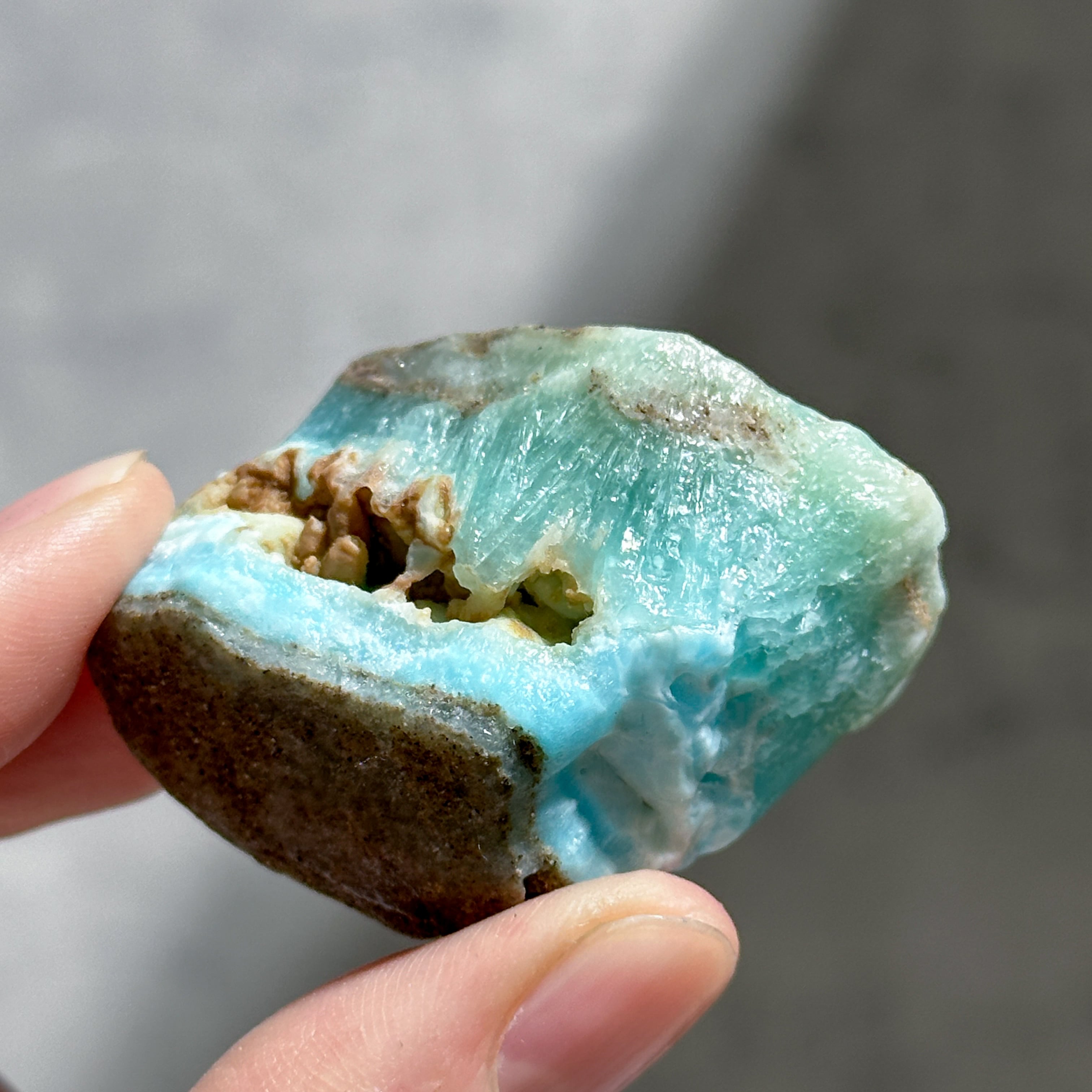 ブルーアラゴナイト 原石62◇Blue Aragonite◇天然石・鉱物