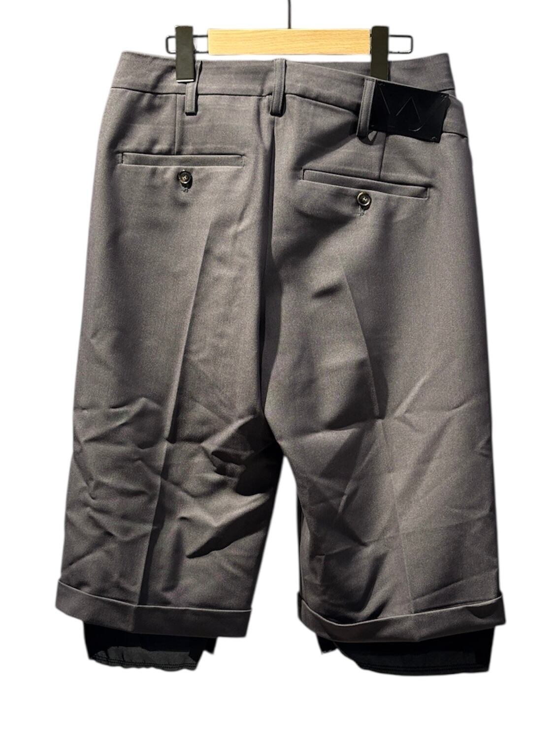 open yy パンツ 26SS】OPEN YY オープン ワイワイ / WRAP OVER BERMUDA SHORTS