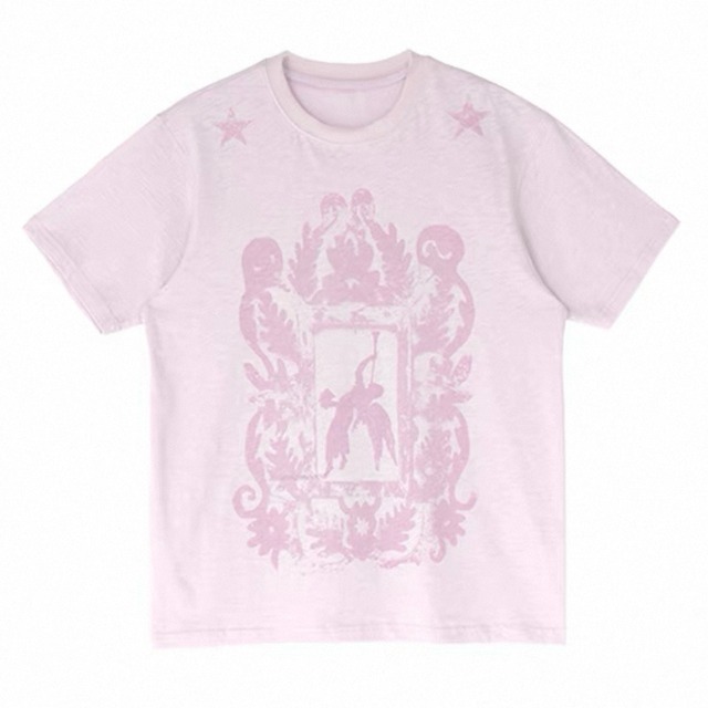 [innomoood] Magic Mirror vintage angel cotton T-shirt