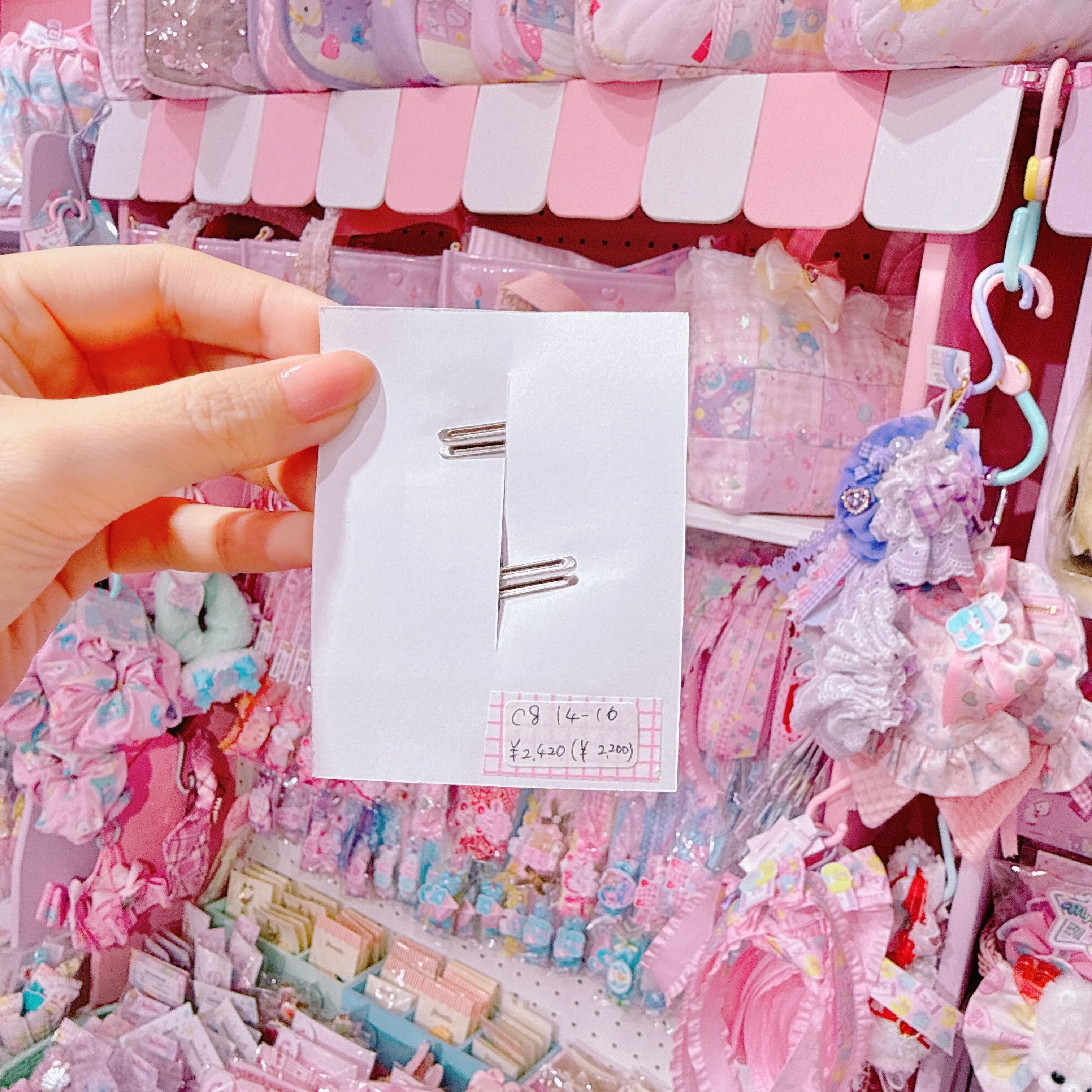 【C8】14-16立体リボンツインヘアクリップ