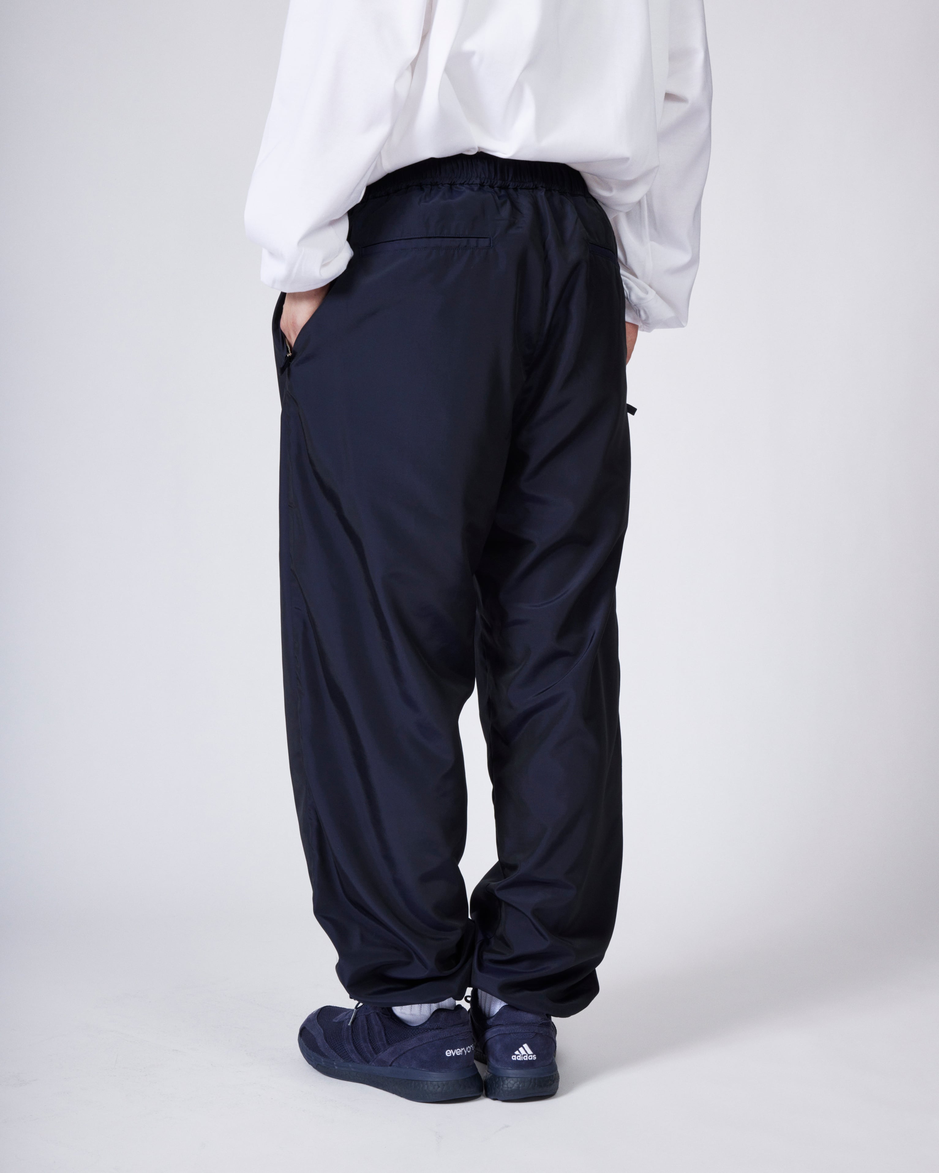 everyone nylon silk track pants (NAVY) | everyone