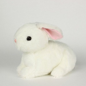 【努力特価】スターチャイルド ぬいぐるみ うさぎのピアス (ホワイト)
