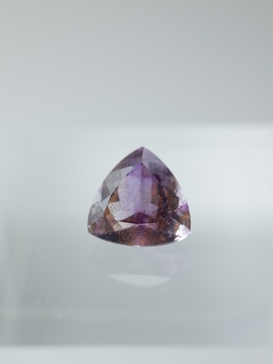 Goethite in Amethyst Faceted - c19