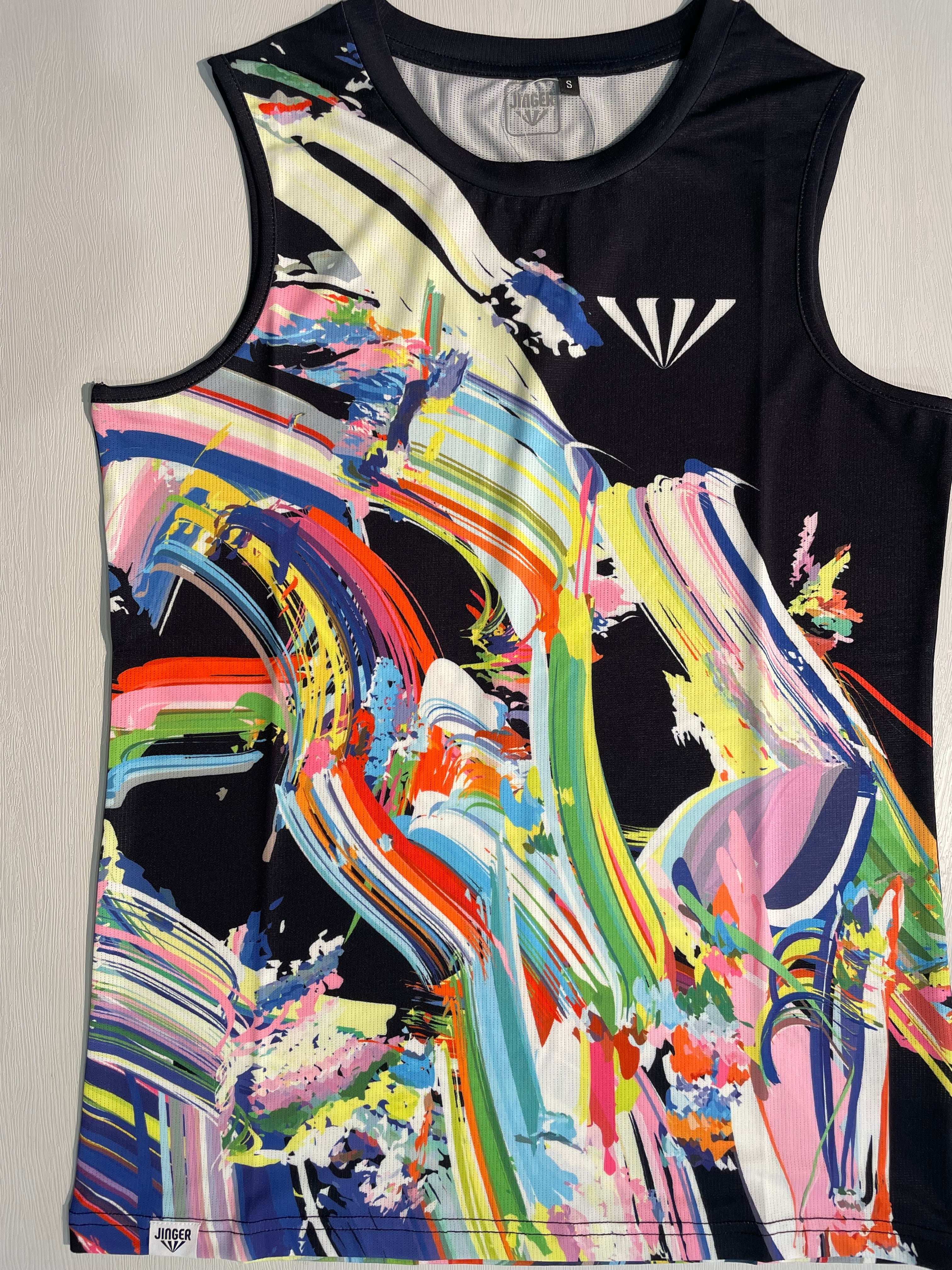 JINGER(ジンガー) メンズ ノースリーブシャツ【JM-6020/BLK】 | runDAM