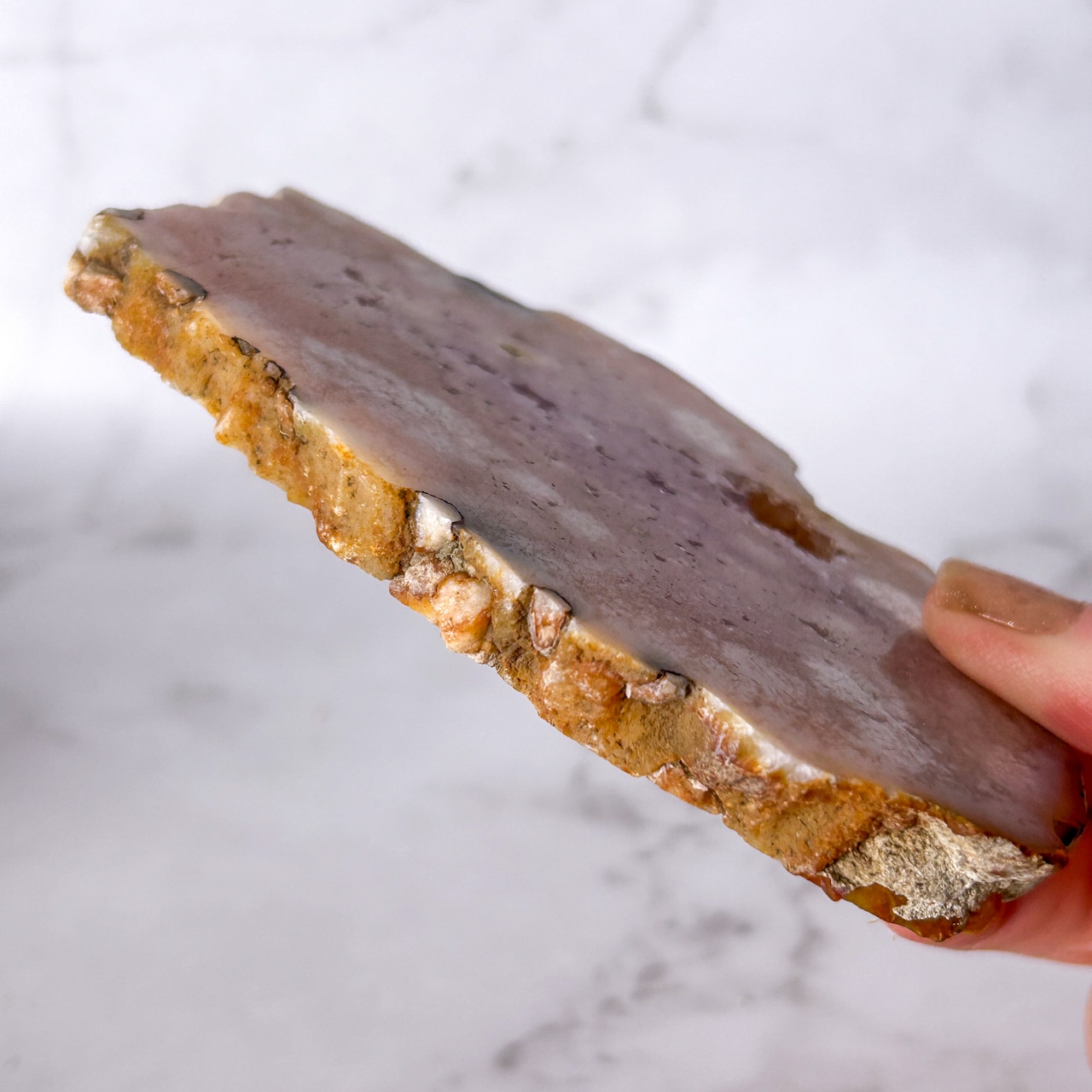 ピンクアメジスト・フラワーアゲート(桜瑪瑙) スラブ