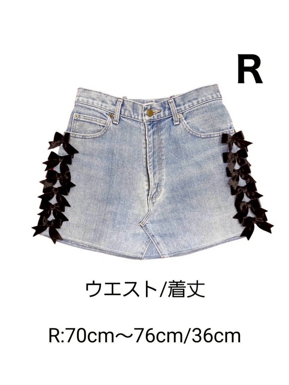 リメイク】サイドリボンデニムスカート | lilLilly official webstore