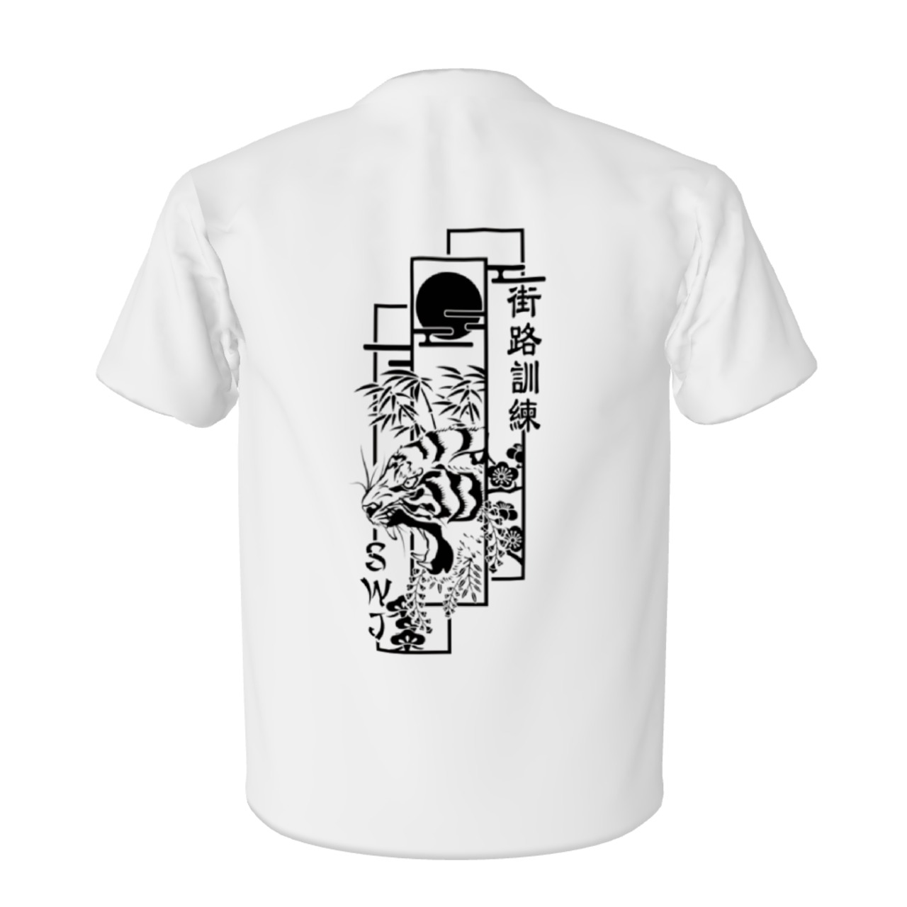 街路訓練ドライTシャツ（白）