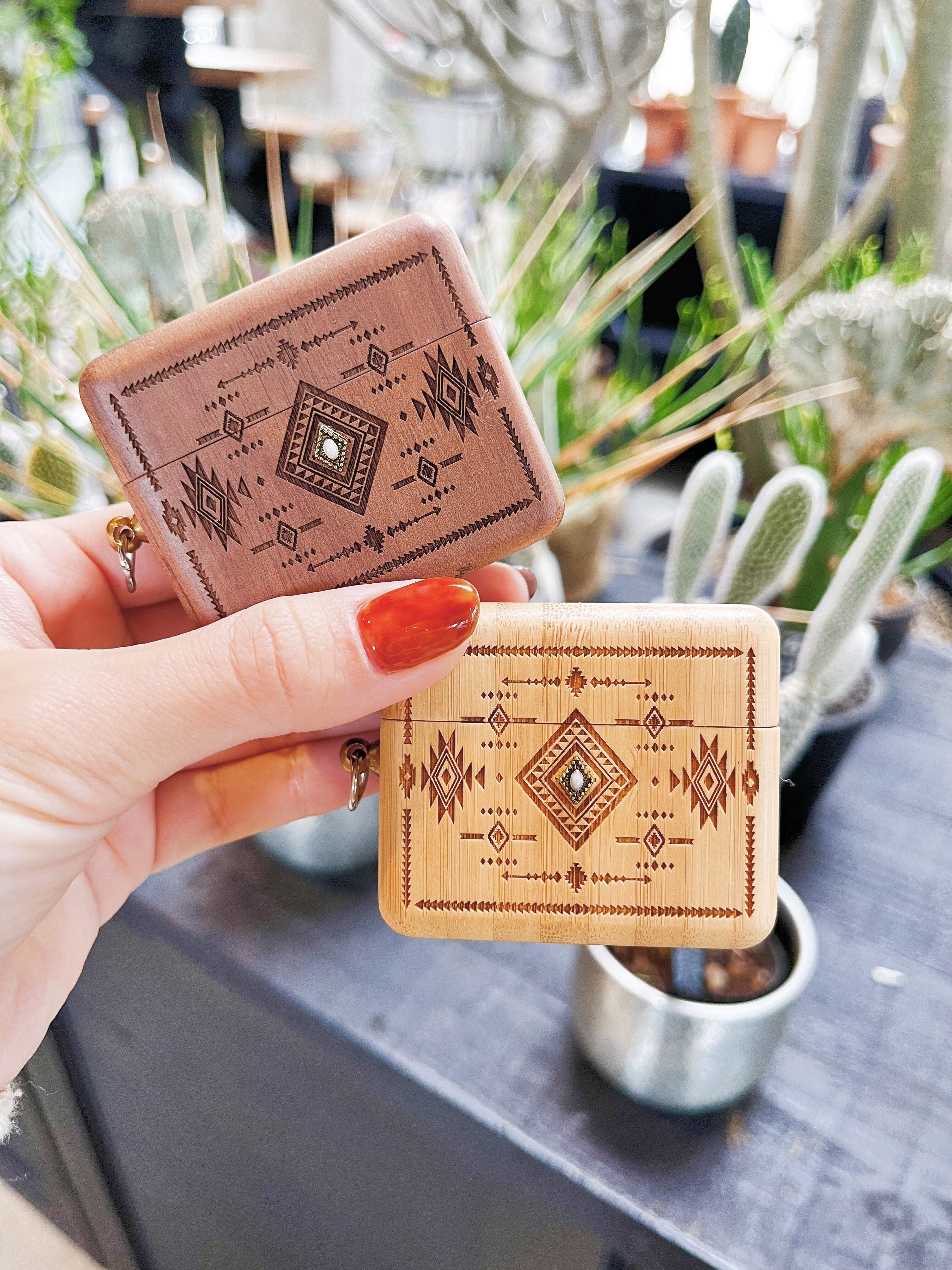 AirPods Pro,第3世代 wood case(Native square) | ALOHA GLASS