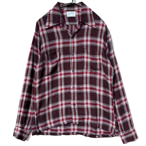 【Career-Club】Vintage Open Collar Rayon Shirt【1970s-】