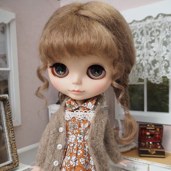 ネオブライス モヘアウィッグ くるりんフィッシュボーンOA 10インチ/ドール Blythe Pulip | Bonbon rouge Doll  wig shop powered by BASE