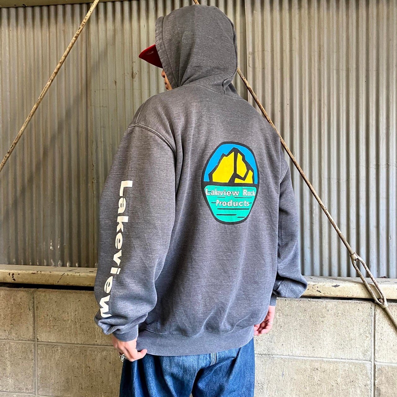 カーハート パーカー 柄物 carhartt  メンズ XL