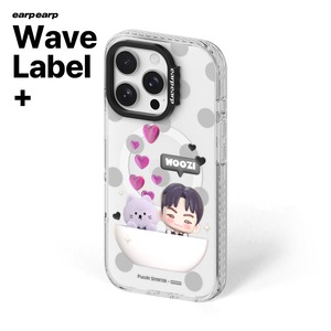 【Puzzle SEVENTEEN X EARP EARP】Magsafe CLEAR WAVE LABEL+ (WOOZI)