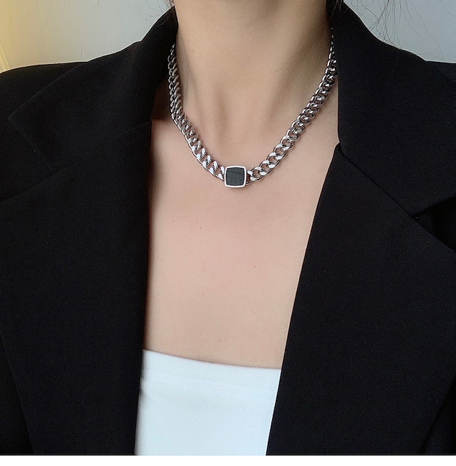 316L Square Chain Necklace