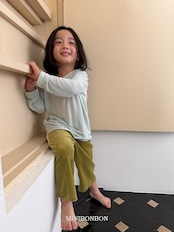 韓国子供服 / 26Autumn / 〖取寄〗minibonbon / ラインパンツ / キッズ服 / ジュニア服 *XS~JL*