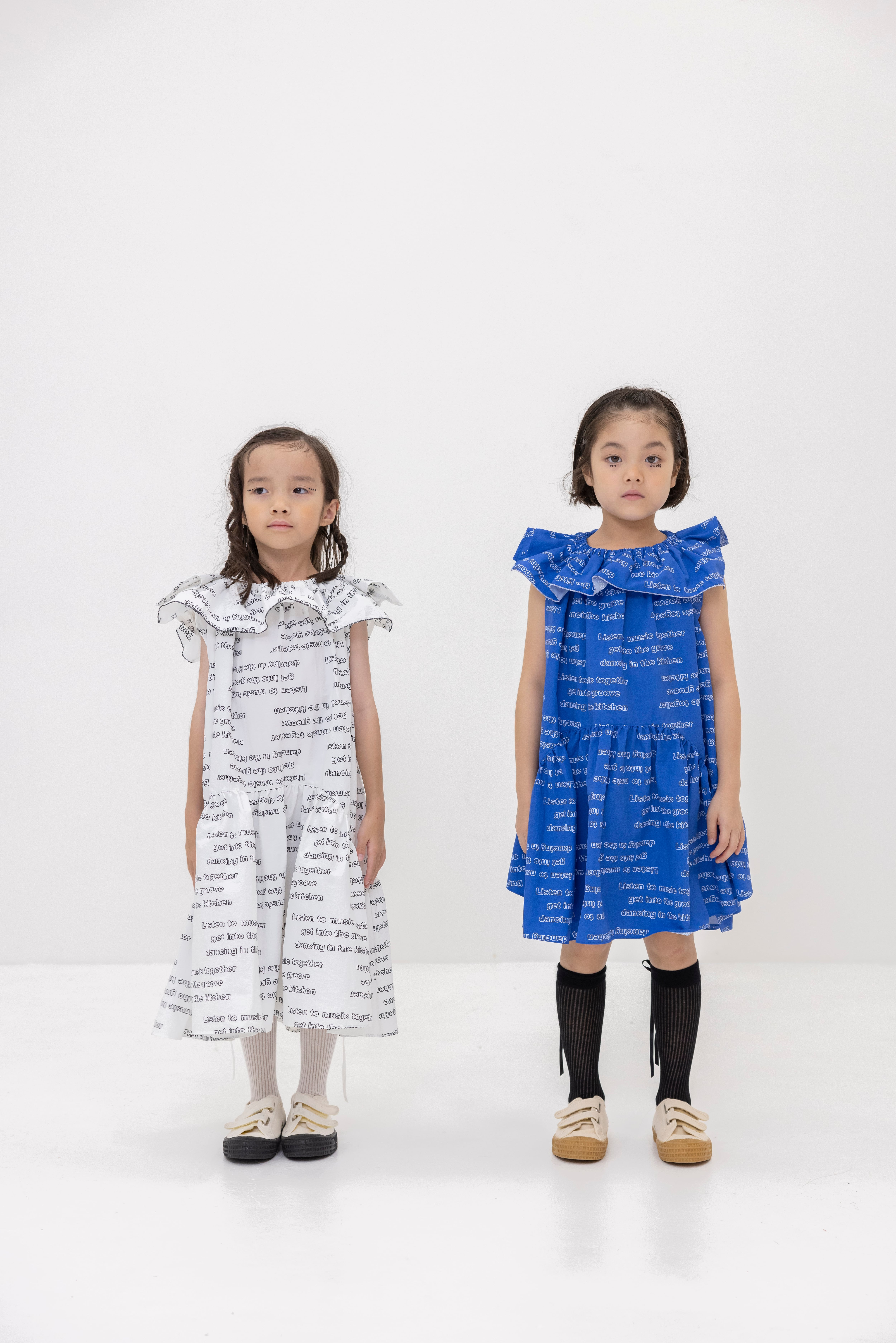 folkmade（フォークメイド）ワンピース 24SS】folkmade（フォークメイド）cotton linen playing card dress