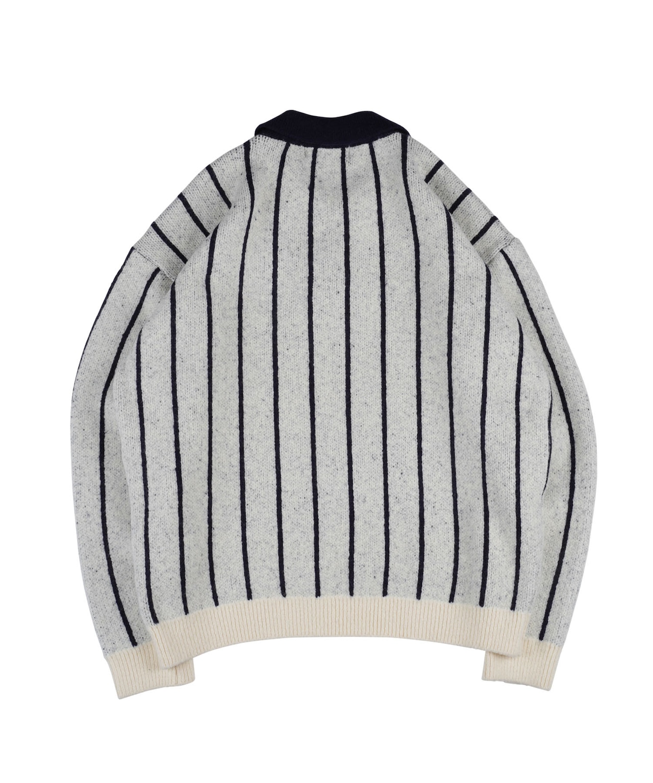 【#Re:room】STRIPE BIG KNIT POLO［REK137］