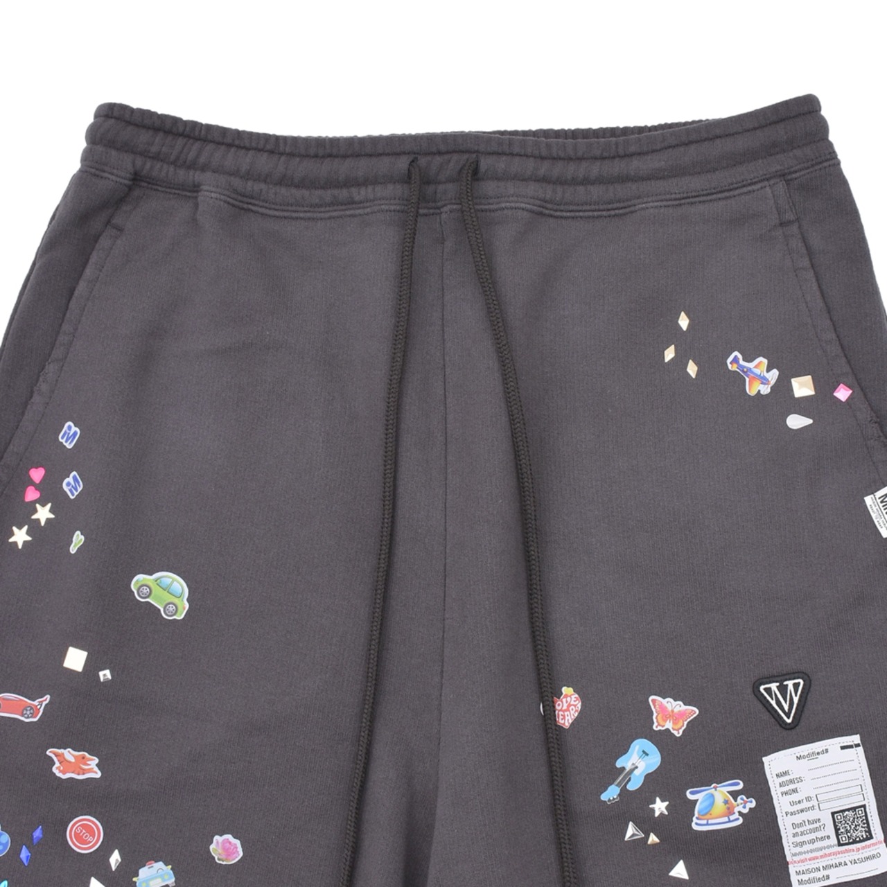 【Maison MIHARA YASUHIRO】KIDS STICKER SWEAT SHORTS - 3