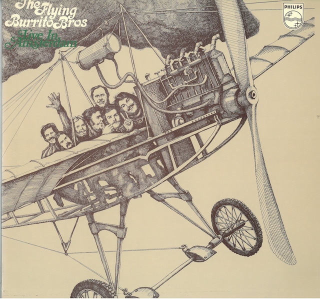 THE FLYING BURRITO BROS / LIVE IN AMSTERDAM (LP) NEITHERLANDS盤