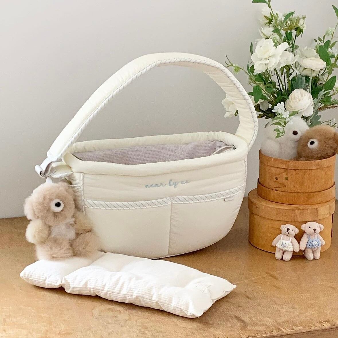 週末限定価格　near by us ニアバイアス　キャリーバッグ 3サイズ 即納【near by us】tarte bag (4color) new color | ropet